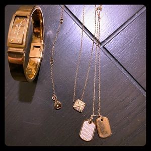 Lot of 3 authentic Michael Kors jewelry items